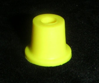 3/4" Yellow Champion Tapered Bumper Post Sleeve